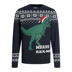 Adīta Unisex Jaka Jack & Jones T REX Tumši Zils cena un informācija | Sieviešu džemperi | 220.lv