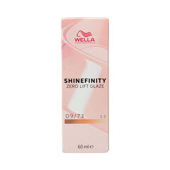 Noturīga Krāsa Wella Shinefinity color Nº 09/73 60 ml cena un informācija | Matu krāsas | 220.lv