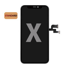 LCD displejs NCC priekš Iphone X Black Incell Advanced cena un informācija | Telefonu rezerves daļas un instrumenti to remontam | 220.lv