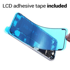 LCD Display NCC for Iphone XR Black Incell Metal Plate Advanced цена и информация | Запчасти для телефонов и инструменты для их ремонта | 220.lv