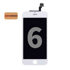 LCD Display NCC for Iphone 6 White Advanced цена и информация | Запчасти для телефонов и инструменты для их ремонта | 220.lv