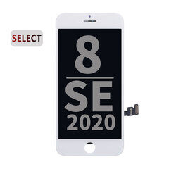 LCD Display NCC for Iphone 8|SE 2020 White Select цена и информация | Запчасти для телефонов и инструменты для их ремонта | 220.lv