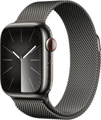 Viedpulkstenis Apple Series 9 Melns Grafīts 41 mm cena un informācija | Viedpulksteņi (smartwatch) | 220.lv