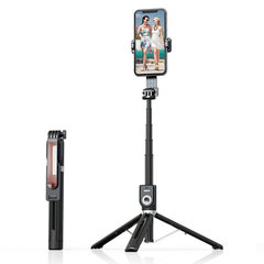 Selfie Stick - with detachable bluetooth remote control and tripod - P80 1,3 metres BLACK цена и информация | Моноподы для селфи («Selfie sticks») | 220.lv