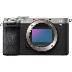 Sony A7C II korpuss, sudraba cena un informācija | Digitālās fotokameras | 220.lv