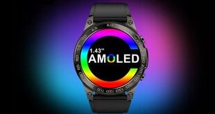 Viedais pulkstenis Zaxer DM50 melns cena un informācija | Viedpulksteņi (smartwatch) | 220.lv
