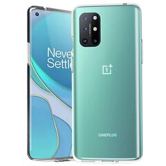 Твердый силиконовый (TPU) чехол - прозрачный (OnePlus 8T) цена и информация | Чехлы для телефонов | 220.lv