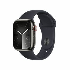 Viedpulkstenis Apple Watch Series 9 Melns 41 mm - cena un informācija | Viedpulksteņi (smartwatch) | 220.lv