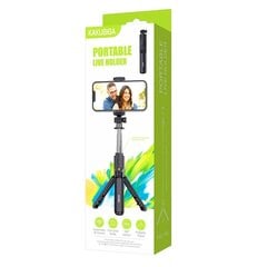 KAKUSIGA KSC-1143 bluetooth selfie stick | штатив с пультом дистанционного управления (черный) цена и информация | Моноподы для селфи («Selfie sticks») | 220.lv