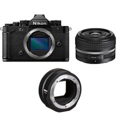 Nikon Z f (Zf) + NIKKOR Z 40mm f/2 SE + FTZ II stiprinājuma adapteris (melns) cena un informācija | Digitālās fotokameras | 220.lv