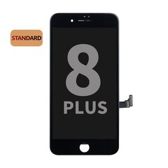 LCD Display NCC for Iphone 8 Plus Black Advanced цена и информация | Запчасти для телефонов и инструменты для их ремонта | 220.lv