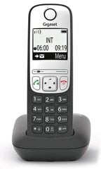 SIEMENS GIGASET A690 - DECT/GAP bezdrātový telefon, displejs, brīvroku ierīce, seznam 100 čísel, barva černá/ stříbrná cena un informācija | Auto turētāji | 220.lv