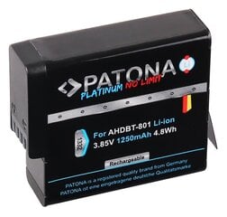 PATONA akumulators pro digitālā kamera GoPro Hero 5/6/7/8 1250mAh Li-Ion Platinum цена и информация | Аккумуляторы для видеокамер | 220.lv