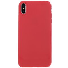 Твердый силиконовый (TPU) чехол – красный (iPhone Xs Max) цена и информация | Чехлы для телефонов | 220.lv