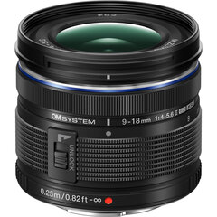 Olympus M.ZUIKO DIGITAL ED 9-18mm F4-5.6 II (микро четыре трети) цена и информация | Объективы | 220.lv