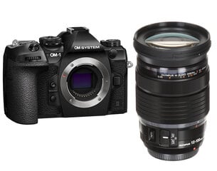 Olympus OM System OM-1 Mark II + M.ZUIKO DIGITAL ED 12-100mm F4 IS PRO цена и информация | Цифровые фотоаппараты | 220.lv