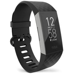 Julman Ремешок для часов Fitbit Charge 3/4 SL BK Fitbit Charge 3/4  SL BK цена и информация | Аксессуары для смарт-часов и браслетов | 220.lv