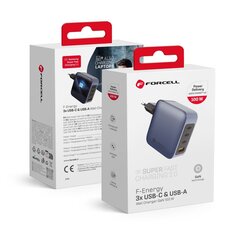 Forcell F-Energy ceļojumu lādētājs ar 3x USB C un USB A ligzdām - 100 W ar PD un Quick Charge 4.0 funkciju цена и информация | Зарядные устройства для телефонов | 220.lv