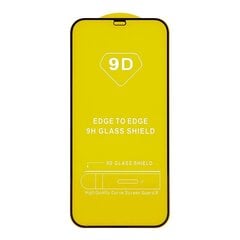 LCD aizsargstikls 9D Full Glue Xiaomi Redmi Note 13 Pro 5G/Poco X6 5G melns cena un informācija | Ekrāna aizsargstikli | 220.lv