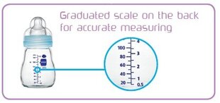 Stikla pudelīte Mam Premium, rozā, 2 mēneši+, 260 ml цена и информация | Бутылочки и аксессуары | 220.lv