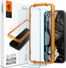 Stikls Spigen Glas.tR AM 2-Pack Google Pixel 8a cena un informācija | Ekrāna aizsargstikli | 220.lv