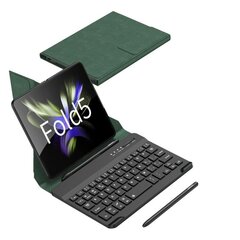 Saliekams ādas maciņš ar Bluetooth tastatūru priekš Samsung Galaxy Z Fold5 GKK cena un informācija | Telefonu vāciņi, maciņi | 220.lv