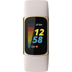 Товар с повреждением. Fitbit Charge 5 Lunar White/Soft Gold цена и информация | Товары с повреждениями | 220.lv