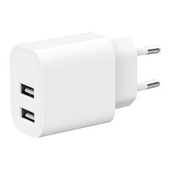 Lādētājs Gembird Universal 2 x USB Charger White cena un informācija | Lādētāji un adapteri | 220.lv