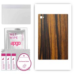 apgo uzlīmju plēves folijas vinils aizmugurei saderīgs ar Ulefone Tab A7, Wrap, izturīgs pret skrāpējumiem, viegli uzstādāms - Tigerwood цена и информация | Защитные пленки для телефонов | 220.lv