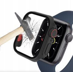 2v1 korpuss + rūdīts stikls Apple Watch 7/8 45MM tālrunim cena un informācija | Viedpulksteņu un viedo aproču aksesuāri | 220.lv