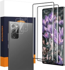 Karantīna rūdīts stikls priekš Galaxy Note 20 - Premium aizsardzība cena un informācija | Ekrāna aizsargstikli | 220.lv