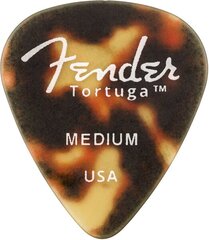 6 медиаторов комплект Fender Tortuga 351 Medium цена и информация | Принадлежности для музыкальных инструментов | 220.lv