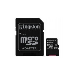 KINGSTON MIKROSD KARTE 64GB cena un informācija | Atmiņas kartes mobilajiem telefoniem | 220.lv