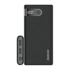 Аккумулятор питания, Dudao K9Pro1, 10000 мАч., 2x USB, USB-C micro, USB, 2A с LED дисплеем, черный цена и информация | Зарядные устройства Power bank | 220.lv