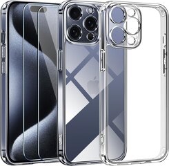 IVOLER aizsargvāciņš iPhone 15 Pro Max, caurspīdīgs cena un informācija | Telefonu vāciņi, maciņi | 220.lv