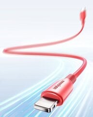 INNOSTYLE JAZZY USB-C LIGHTNING MFI КАБЕЛЬ БЫСТРОЙ ЗАРЯДКИ ДЛЯ IPHONE КЕВЛАР 1М КРАСНЫЙ цена и информация | Зарядные устройства для телефонов | 220.lv