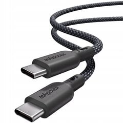 INNOSTYLE USB-C ĀTRĀS UZLĀDES KABELIS IPHONE SAMSUNG KEVLAR 240W 2M cena un informācija | Lādētāji un adapteri | 220.lv