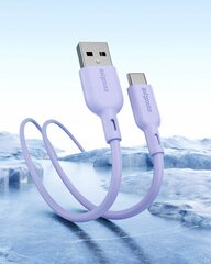 INNOSTYLE ULTRAFLEX USB-C ĀTRĀS UZLĀDES KABELIS IPHONE SAMSUNG QC 4.0 KEVLARAM 2M VIOLETS cena un informācija | Lādētāji un adapteri | 220.lv