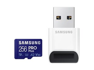 MEMORY MICRO SDXC PRO+ 256GB/W/READER MB-MD256KB/WW SAMSUNG цена и информация | Карты памяти для мобильных телефонов | 220.lv