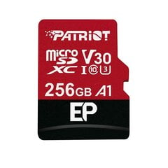 Patriot PEF256GEP31MCX, 256GB, MICRO SDXC cena un informācija | Atmiņas kartes mobilajiem telefoniem | 220.lv