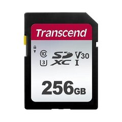 Карта памяти SDXC 256GB UHS-I/C10 TS256GSDC300S TRANSCEND цена и информация | Карты памяти для мобильных телефонов | 220.lv