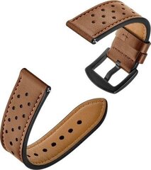 Watch Band Leather Brown cena un informācija | Viedpulksteņu un viedo aproču aksesuāri | 220.lv