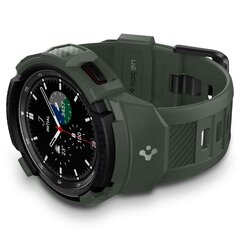 Spigen Rugged Armor Pro, Galaxy Watch 4 Classic 46mm military green цена и информация | Аксессуары для смарт-часов и браслетов | 220.lv