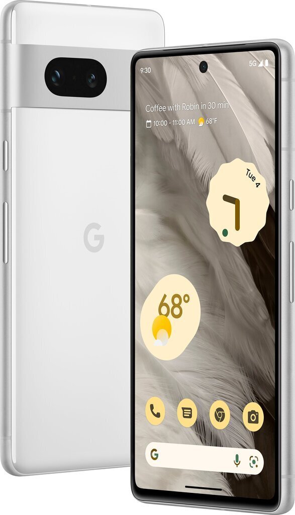 Google Pixel 7 5G Dual SIM 8/128GB Snow White (GA03933-GB) цена и информация | Mobilie telefoni | 220.lv