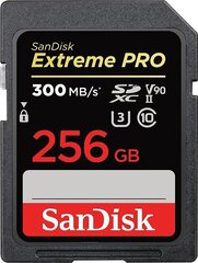 MEMORY SDXC 256GB UHS-II/SDSDXDK-256G-GN4IN SANDISK cena un informācija | Atmiņas kartes mobilajiem telefoniem | 220.lv