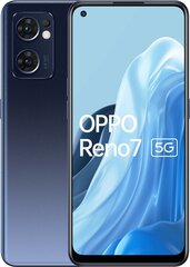 Oppo Reno7 8/256GB 5G Dual SIM Black cena un informācija | Mobilie telefoni | 220.lv