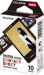 Fotopapīrs Fujifilm Instax mini Contact Sheet (10pl) cena un informācija | Citi piederumi fotokamerām | 220.lv