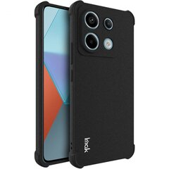 „Imak“ pastiprinātas aizsardzības cieta silikona (TPU) apvalks - melns (Redmi Note 13 Pro 5G / Poco X6 5G) cena un informācija | Telefonu vāciņi, maciņi | 220.lv