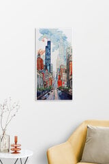 Krustdūriena komplekts Big city life (Ainava) 50x25 cm AAH-219 cena un informācija | Izšūšanas piederumi | 220.lv