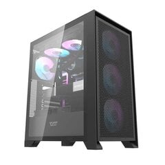 darkFlash DS900 Type-C ATX datora korpuss cena un informācija | Datoru korpusi | 220.lv